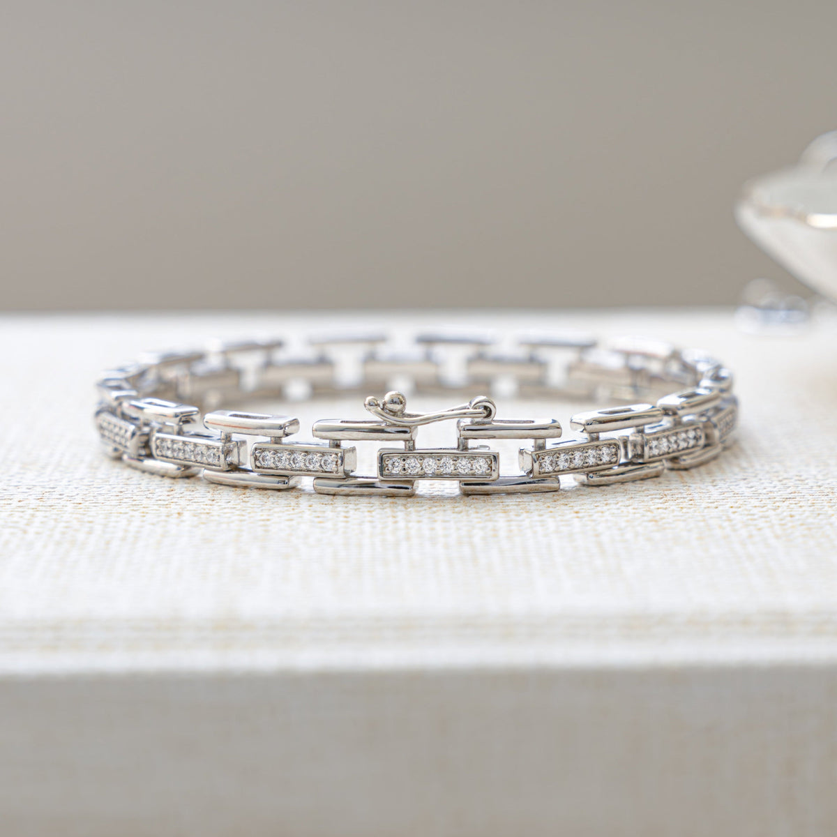 CZ Link Bracelet