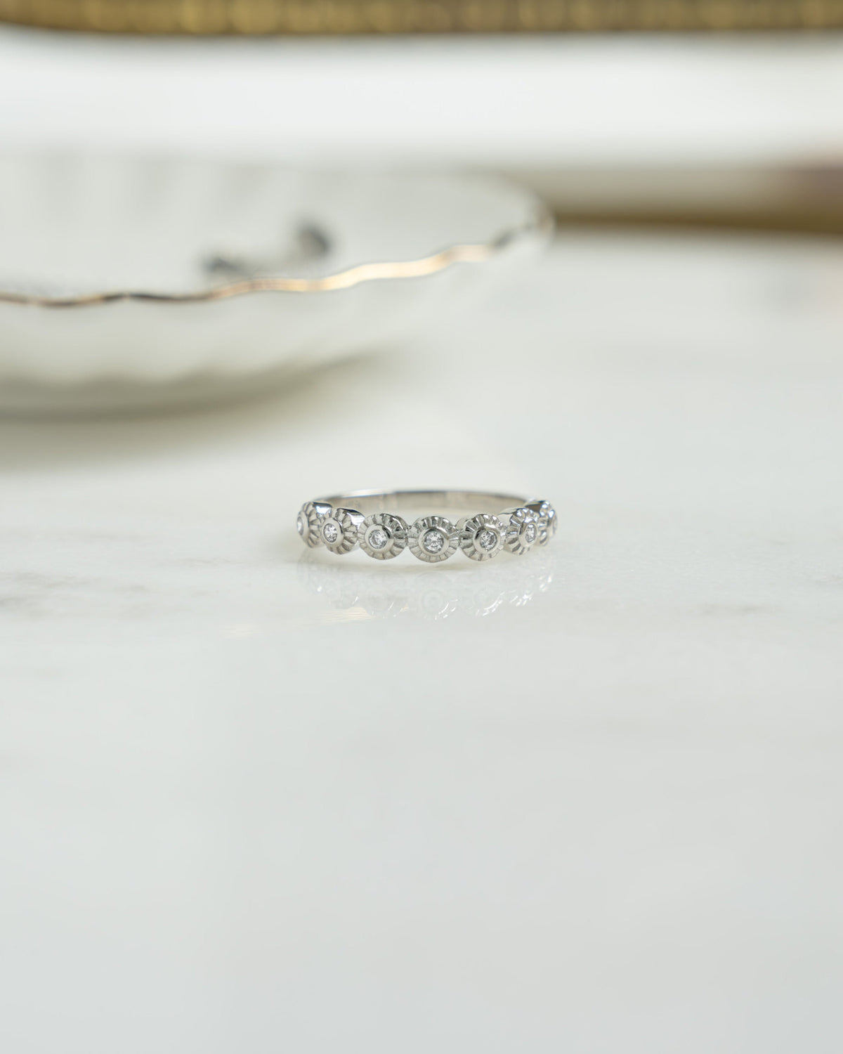 Bezeled Stacking Ring