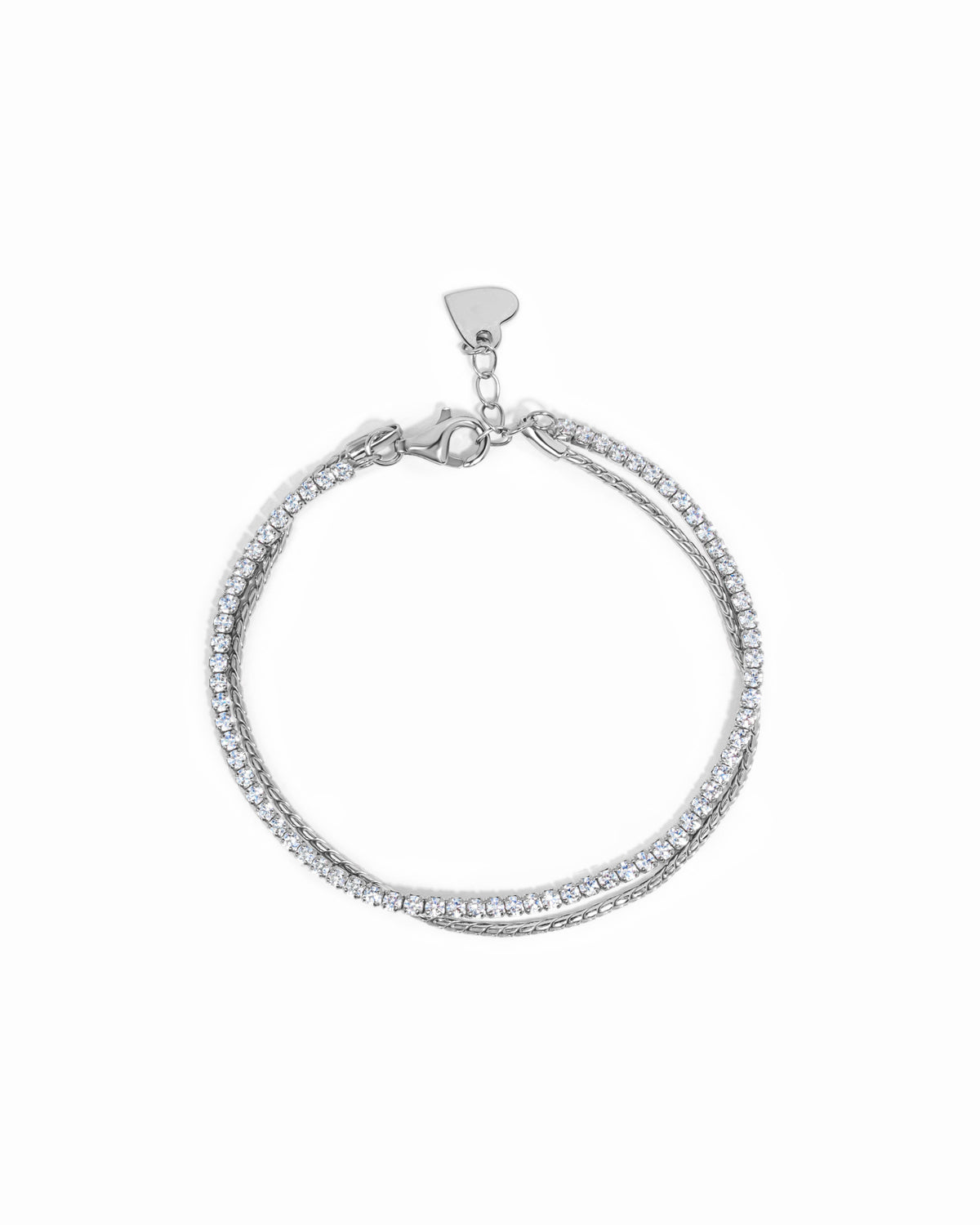 Tennis & Chain Bracelet Set