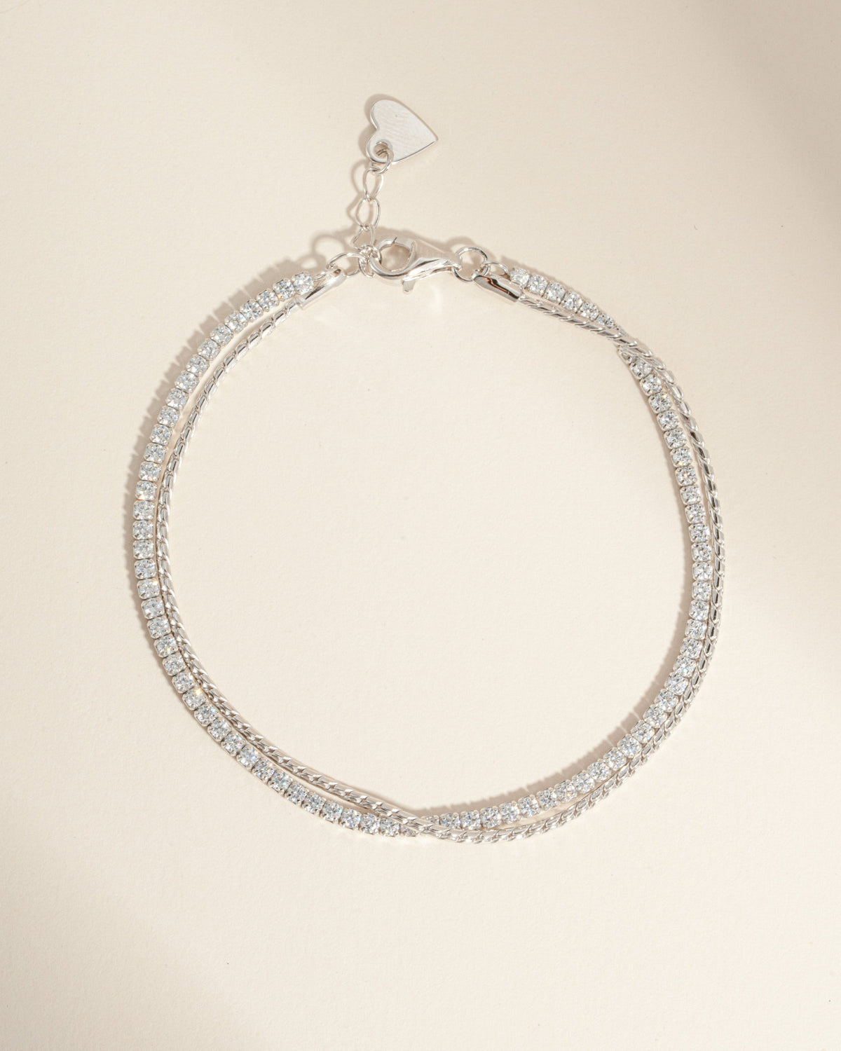 Tennis & Chain Bracelet Set