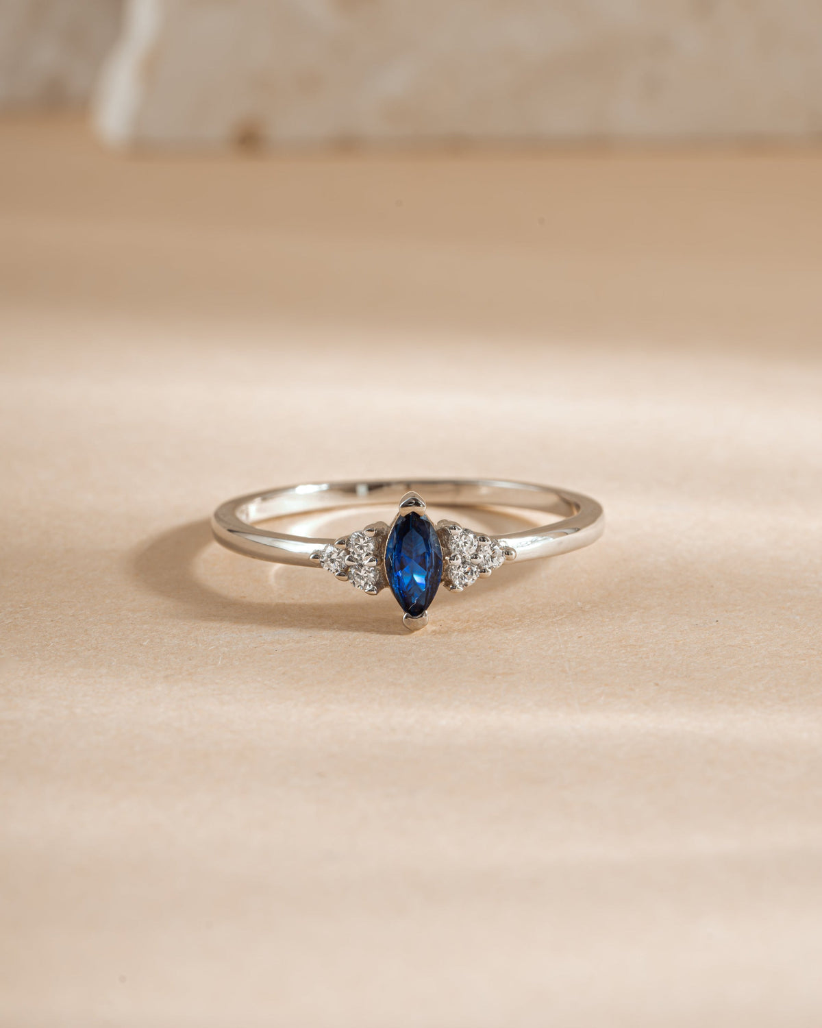 Sapphire Marquise Ring