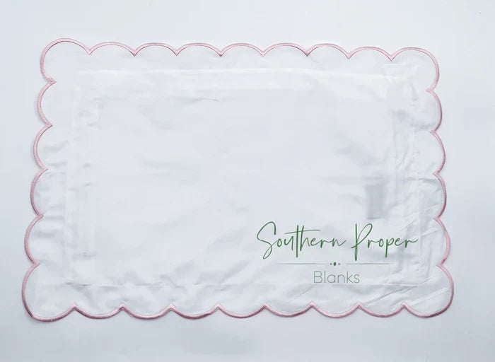 Scalloped Edge Pillow Case