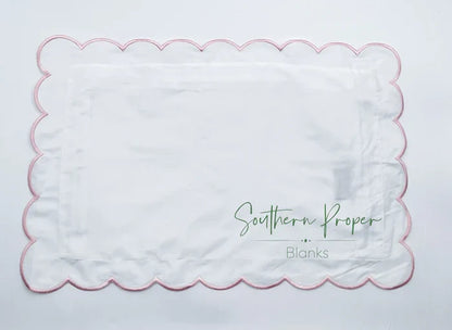 Scalloped Edge Pillow Case