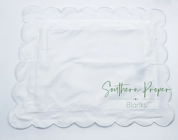 Scalloped Edge Pillow Case