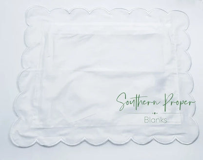 Scalloped Edge Pillow Case