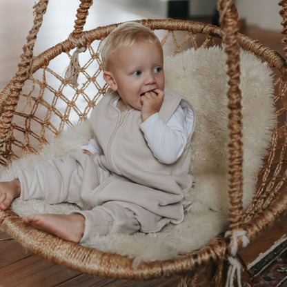 Schlafsack mit Umschlag-Fuß 2.5 TOG | Essential Beige