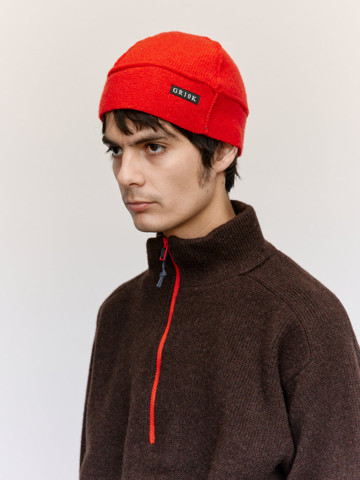 Schoni Red Felted Wool Hat