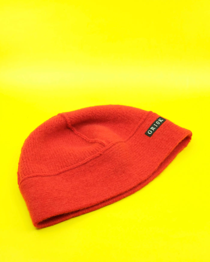 Schoni Red Felted Wool Hat