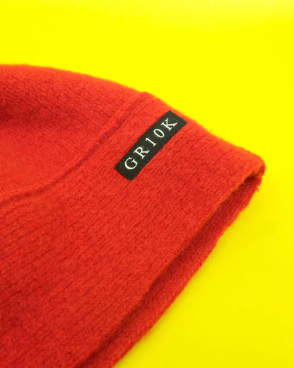 Schoni Red Felted Wool Hat