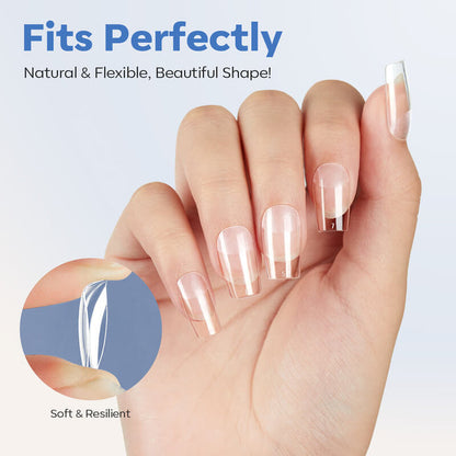 216 Pcs Semi-Frosted Nail Tips Nail Tip MODELONES #