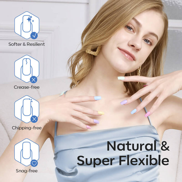 216 Pcs Semi-Frosted Nail Tips Nail Tip MODELONES #