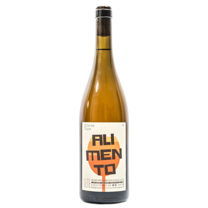 2023 white wine bottle with foil cap and printed label