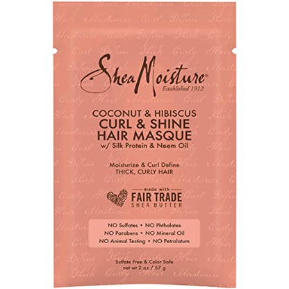 Sheamoisture COCONUT & HIBISCUS CURL & SHINE HAIR MASQUE