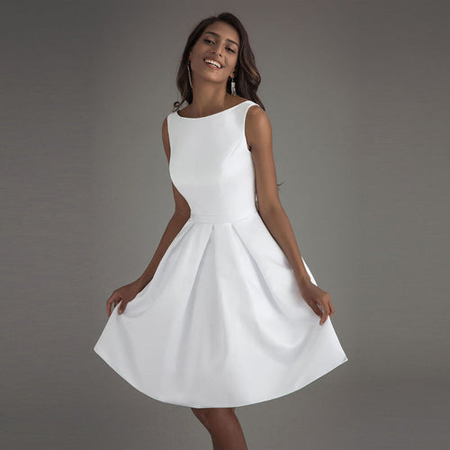 Short Prom Dress Backless A Line Short Evening Party Dress