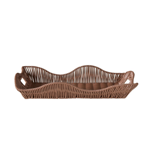 Sidney Woven Tray Clay