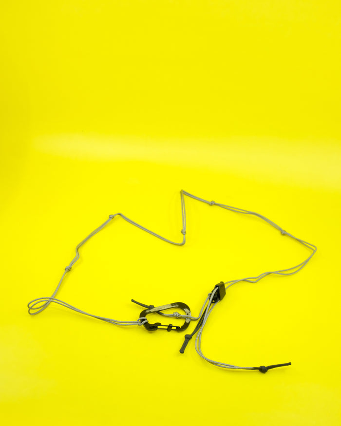 Silver Thin Rope Restraint Lanyard  Belt 01 | GR10K | DEPARTAMENTO