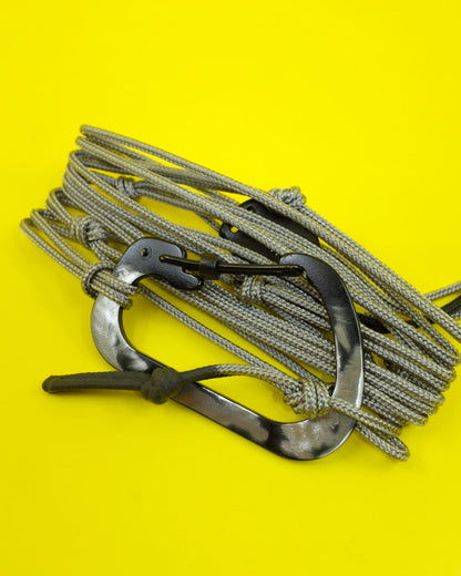 Silver Thin Rope Restraint Lanyard  Belt 01 | GR10K | DEPARTAMENTO