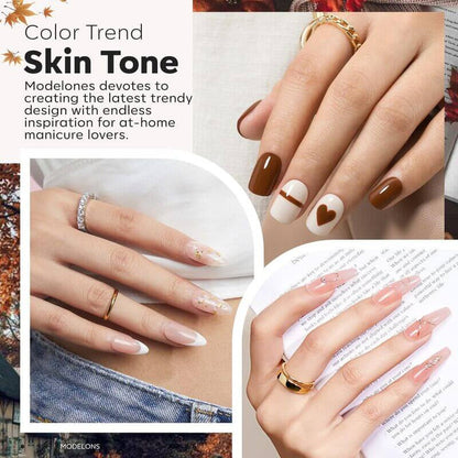 Skin Tone - 6 Colors 8-in-1 Builder Nail Gel Set 7ml Builder Gel MODELONES #