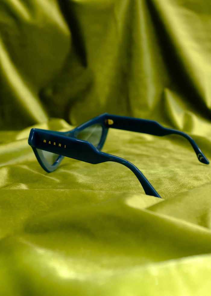 Sky Blue Acetate Fairy Pool Sunglasses | Marni | DEPARTAMENTO