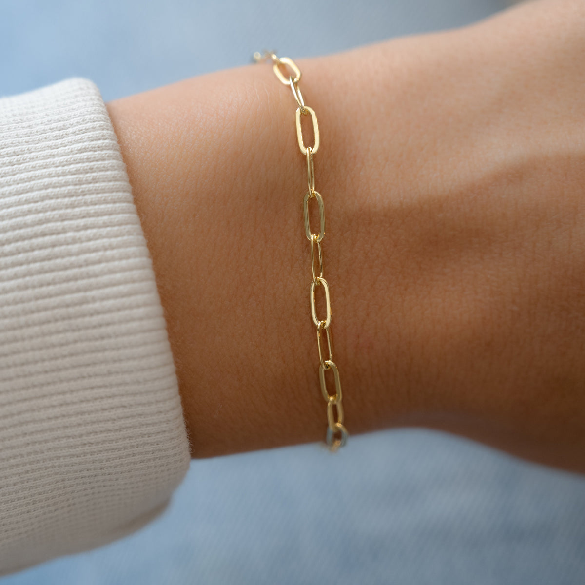 Small Paperclip Bracelet
