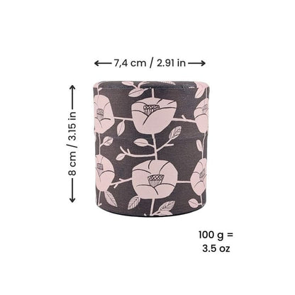 Small Tea Caddy - Tsubaki
