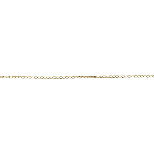 Small Oval Link Chain (Gold Plated) 18 INCH/45CM