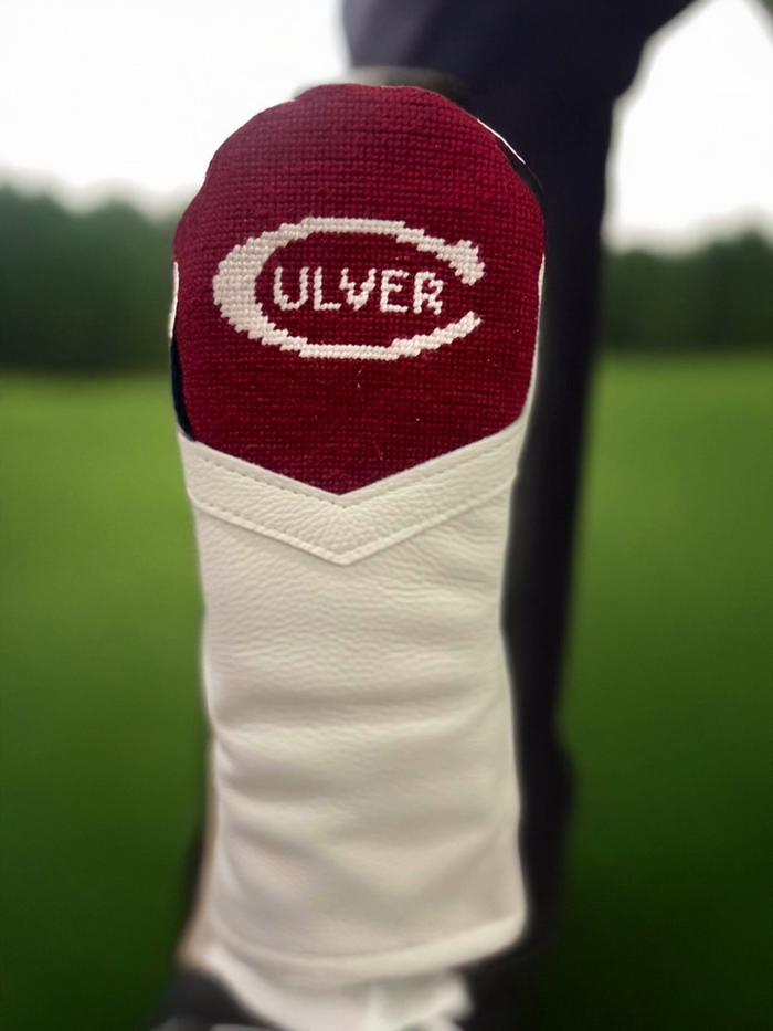 Smathers & Branson Golf Headcover - Hybrid Club Maroon/White