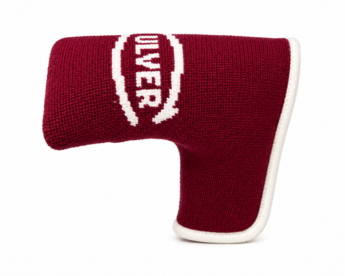 Smathers & Branson Golf Putter Headcover - Maroon/White