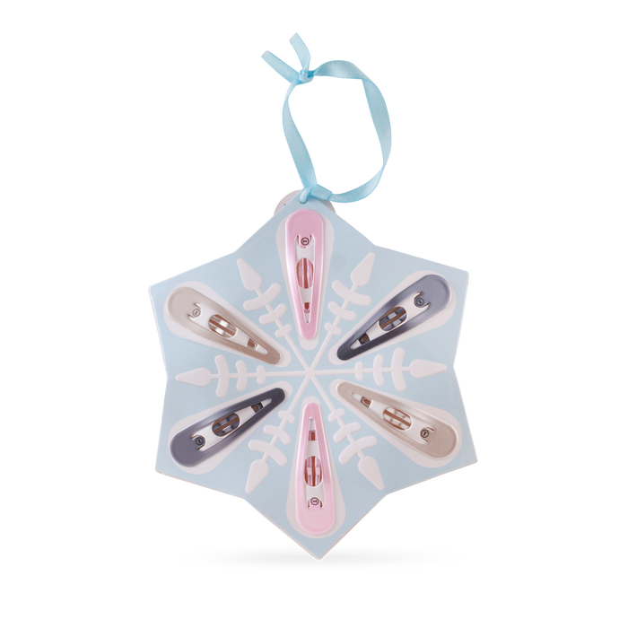 Snowflake Snap Clip Ornament Gift Set (6ct)