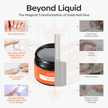 Modelones Soild Nail Glue Gel 30g Nail Glue MODELONES #