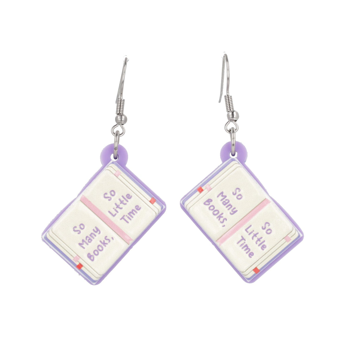 So Many Books Earrings