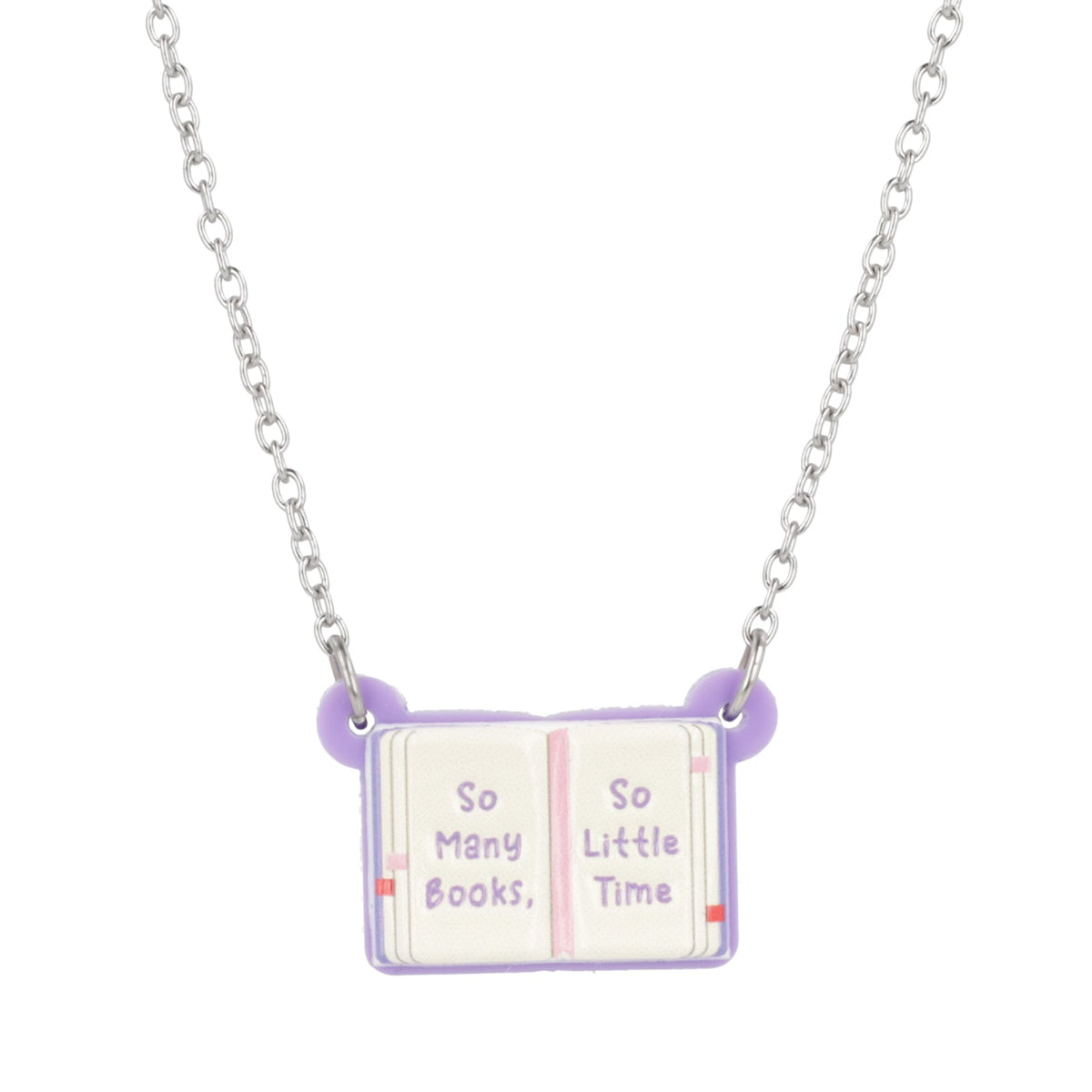 So Many Books Necklace