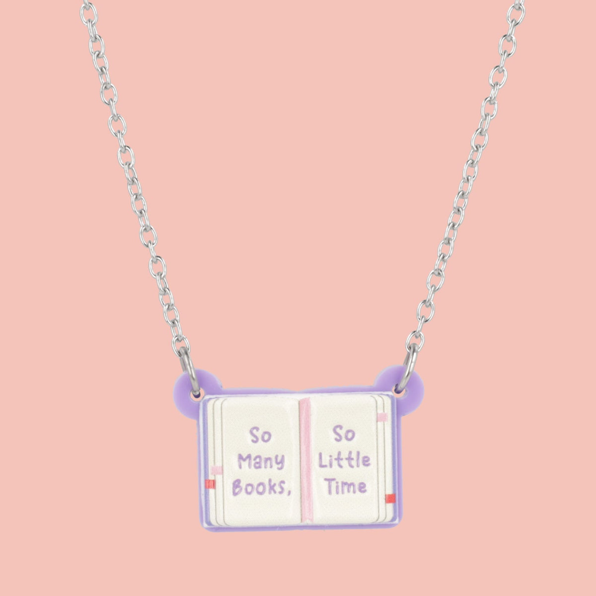 So Many Books Necklace