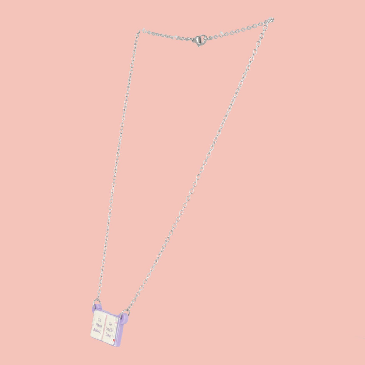 So Many Books Necklace