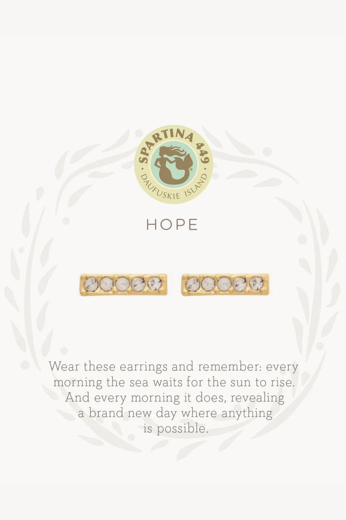 Spartina 449: Sea La Vie Stud Earrings Hope/Horizon