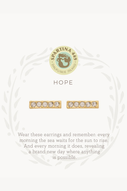 Spartina 449: Sea La Vie Stud Earrings Hope/Horizon