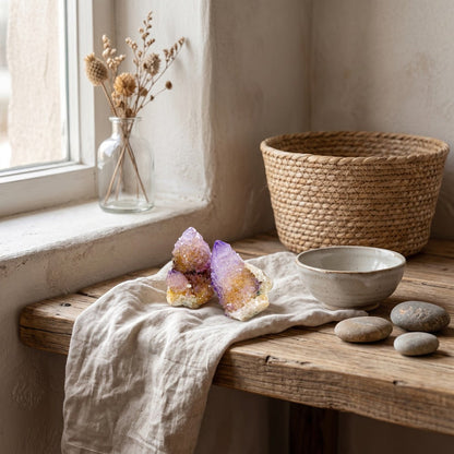Spirit Quartz Crystal, styled at home
