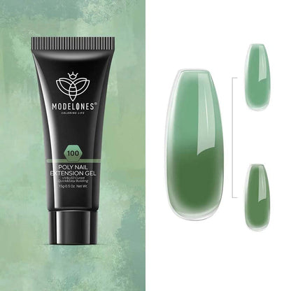 Spring Green - Light Color Changing UV Poly Nail Gel (15g) Poly Nail Gel MODELONES #