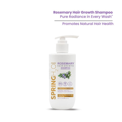 Spring H2O Rosemary Hair Growth Shampoo promotes natural hair health