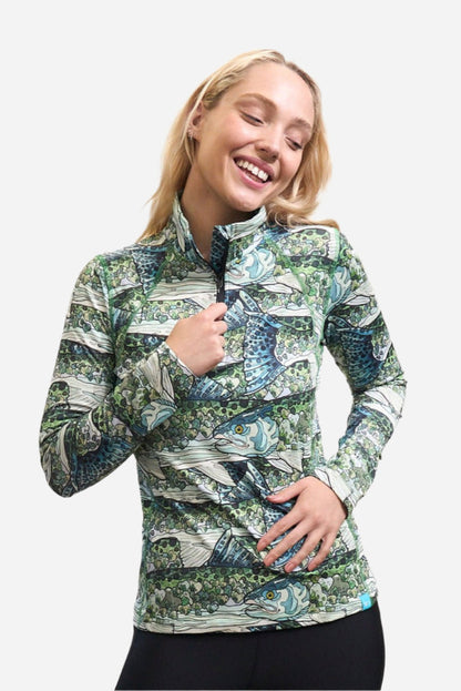 Steel My Heart Thermal 1/4 Zip Top