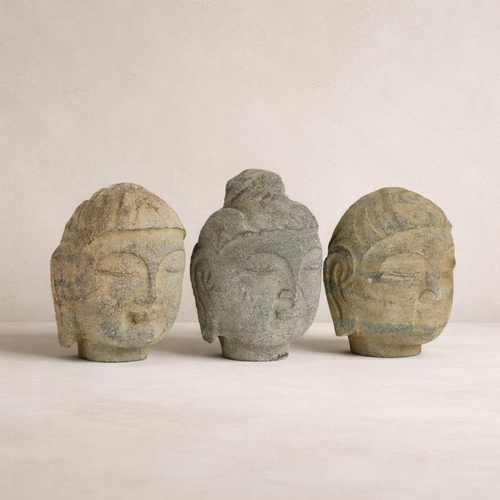 Stone Buddha Head