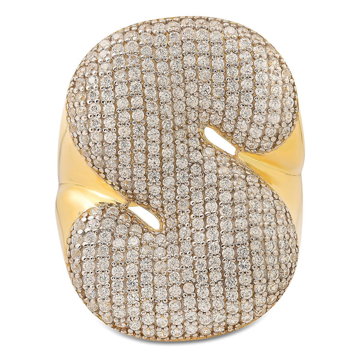 Twinkling Monogram Ring