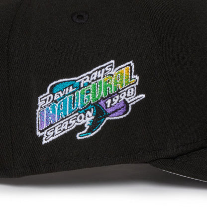 Tampa Bay Rays Black 950 AFrame 98 Inag. Snap Back