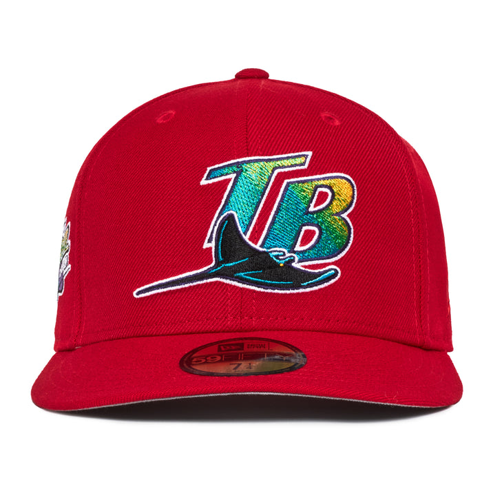 Tampa Bay Rays Red 1998 inaugural Season Grey uv