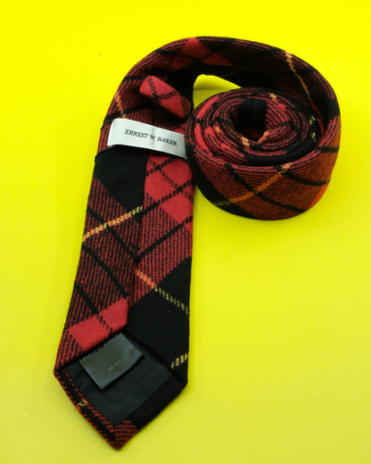 Tartan Wool Classic Tie | Ernest W. Baker | DEPARTAMENTO