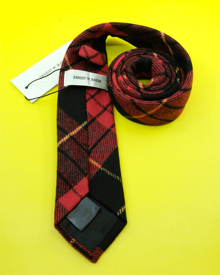 Tartan Wool Classic Tie | Ernest W. Baker | DEPARTAMENTO