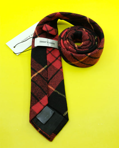 Tartan Wool Classic Tie | Ernest W. Baker | DEPARTAMENTO