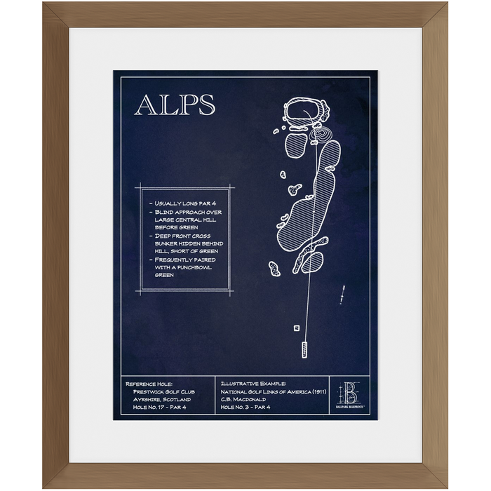Framed Print - 12x16" - With Matte - Walnut
