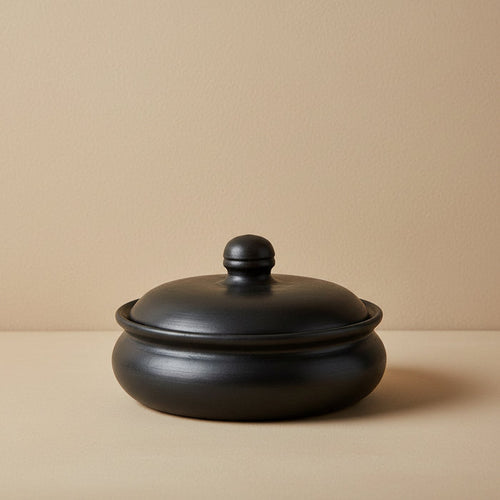 Terracotta Lidded Pot