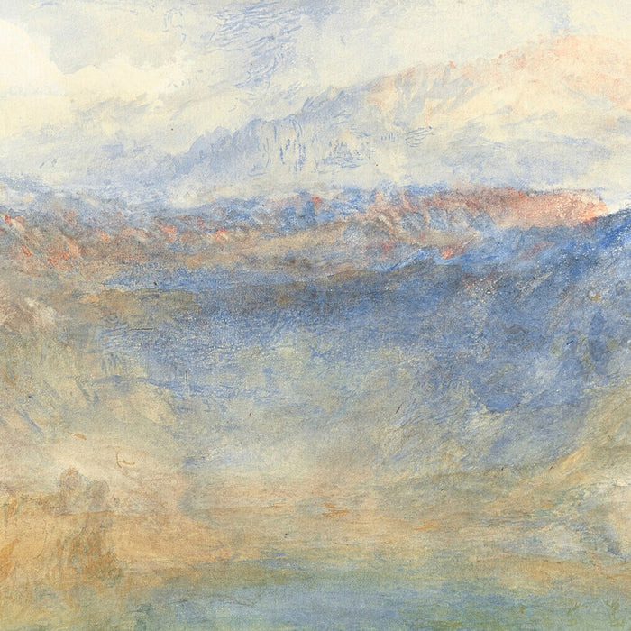 The Lungernsee by Moonlight, Switzerland by Turner, 1848